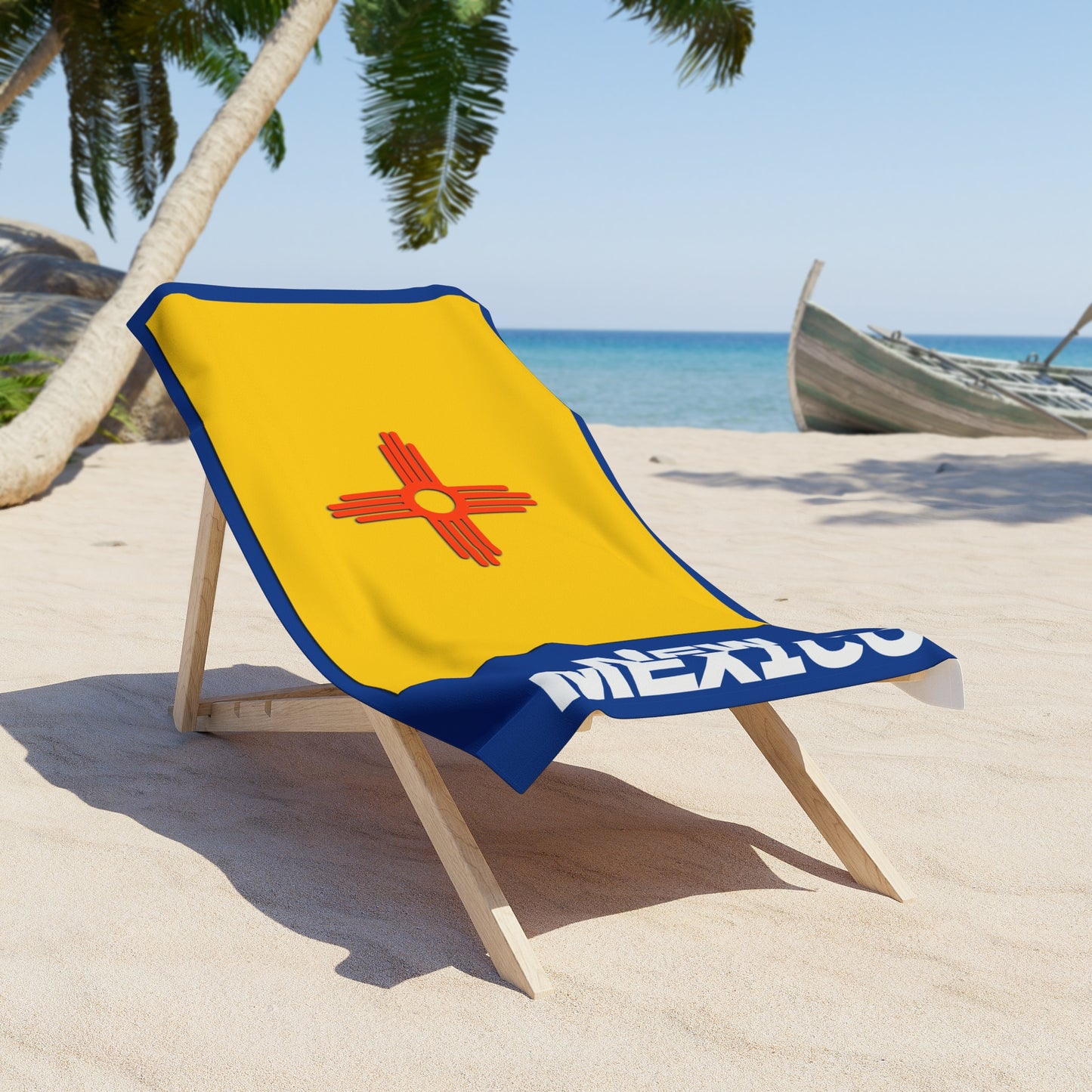 New Mexico State Flag Beach Towel