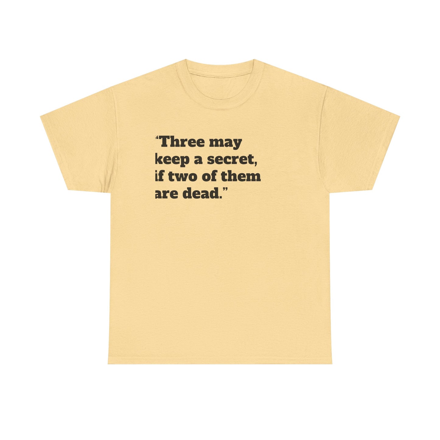 Three on a Secret Tee - Unisex T-Shirt