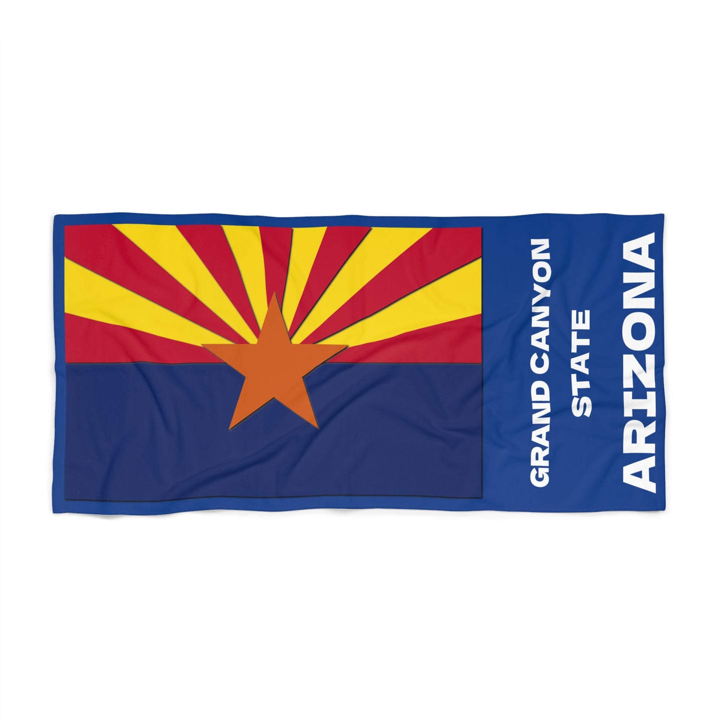Arizona State Flag Beach Towel - Patriotic Summer Accessories