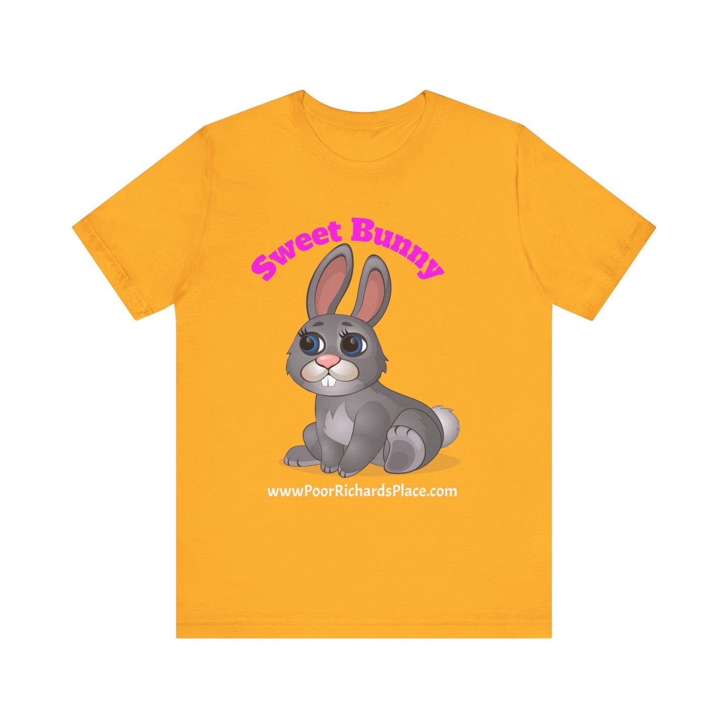 Unisex Jersey Short Sleeve Tee - Sweet Bunny - www.poorrichardsplace.com