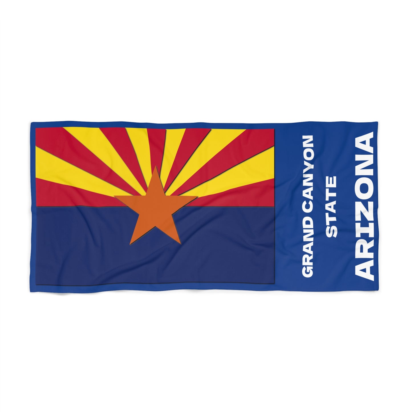 Arizona State Flag Beach Towel - Patriotic Summer Accessories