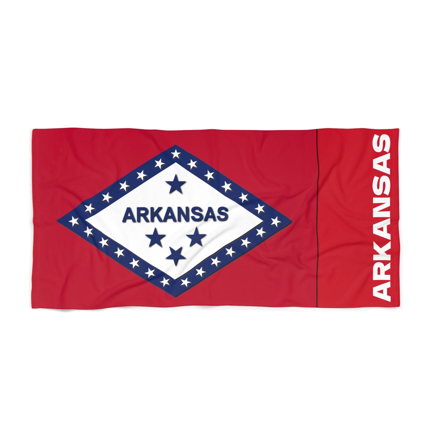 Arkansas State Flag Beach Towel
