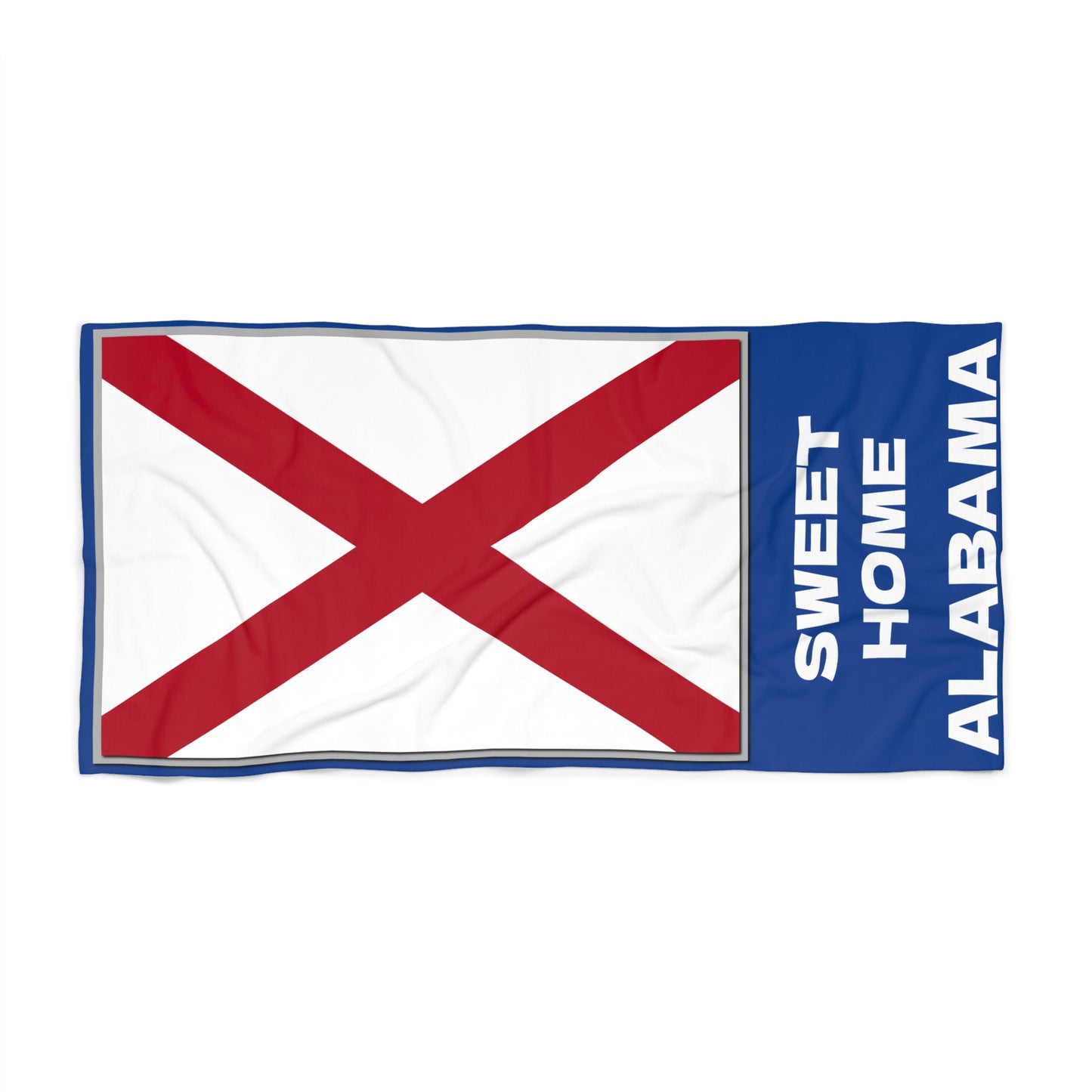 Alabama State Flag Beach Towel - State Pride