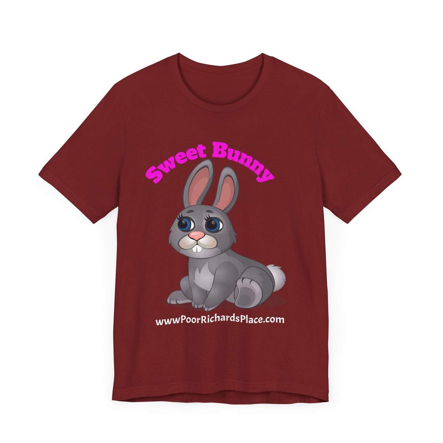 Unisex Jersey Short Sleeve Tee - Sweet Bunny - www.poorrichardsplace.com