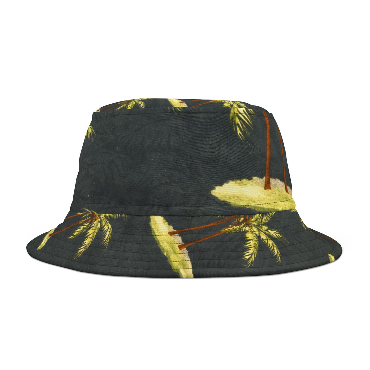 Palm Tree Surf Bucket Hat – Tropical Summer AOP