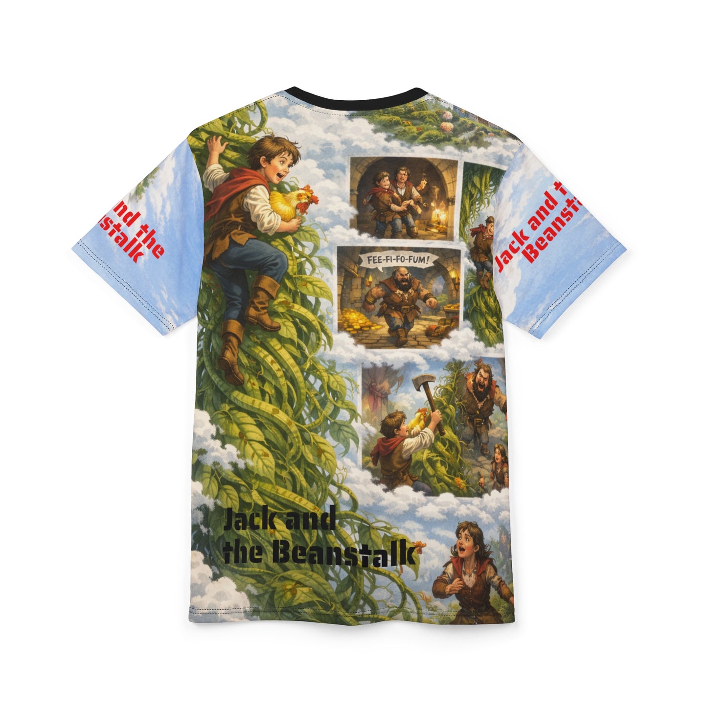 Jack and the Beanstalk All-Over Print Tee — Story Time Wear