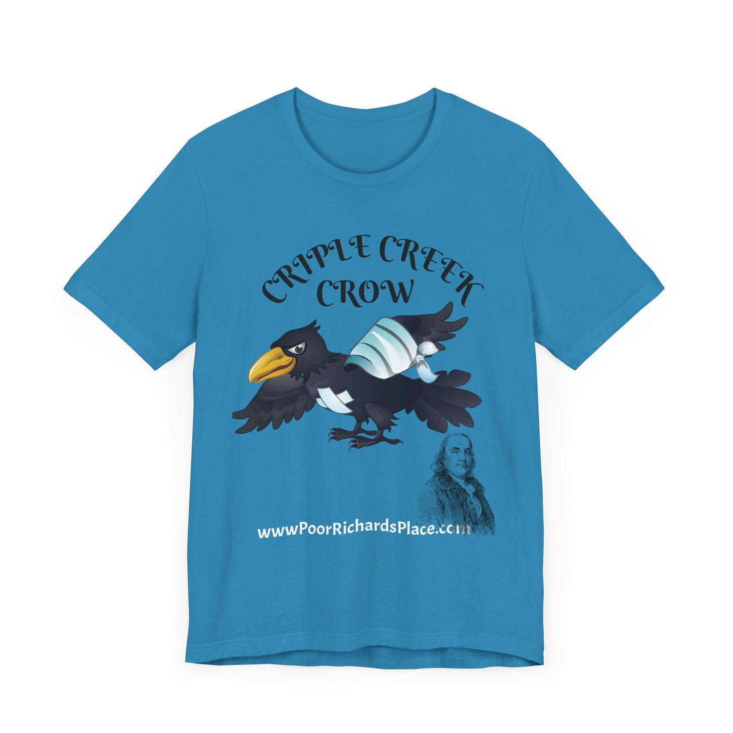 Unisex Jersey Short Sleeve Tee - Criple Creek Crow - www.poorrichardsplace.com