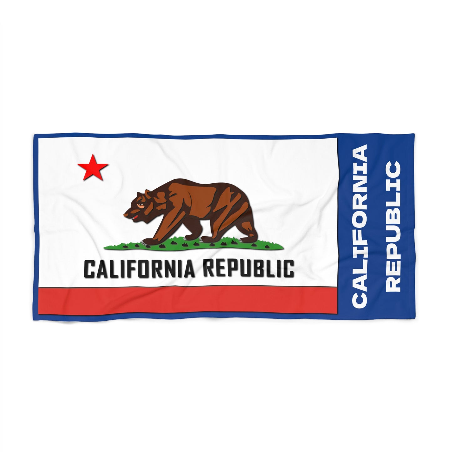 California State Flag Beach Towel