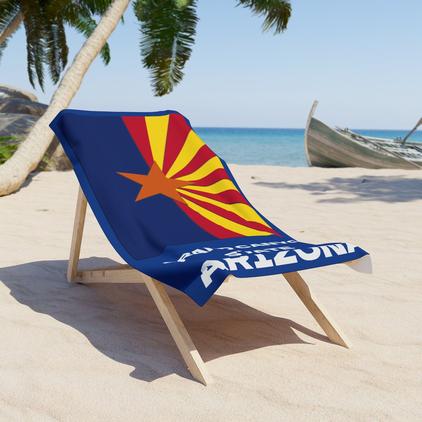 Arizona State Flag Beach Towel - Patriotic Summer Accessories