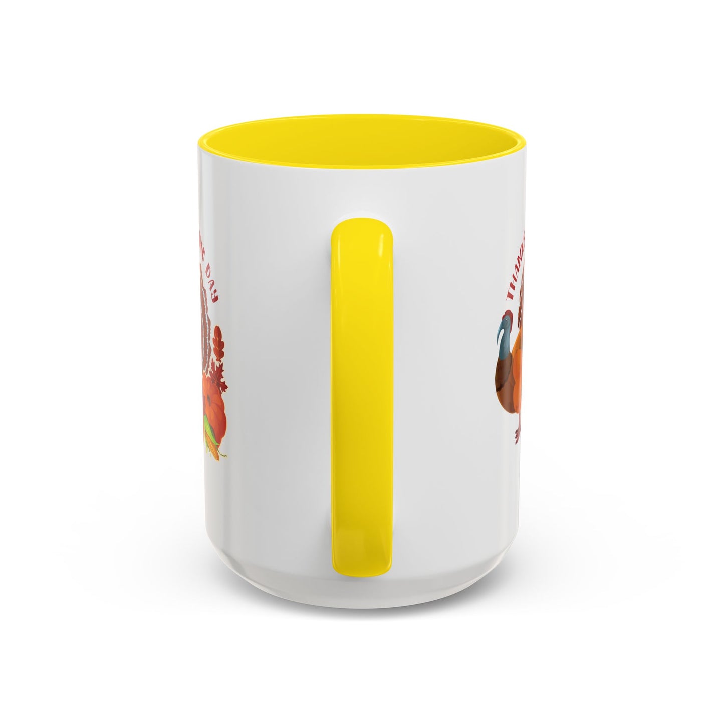 Accent Coffee Mug -Thanksgiving - Happy Turkey Day