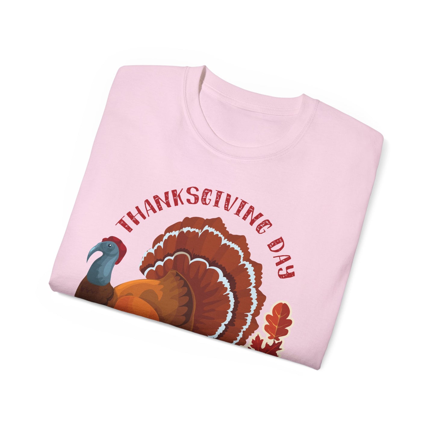 Unisex Ultra Cotton Tee - Thanksgiving - Happy Turkey Day