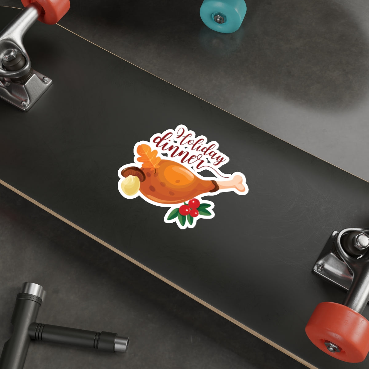 Die-Cut Stickers - Holiday Dinner