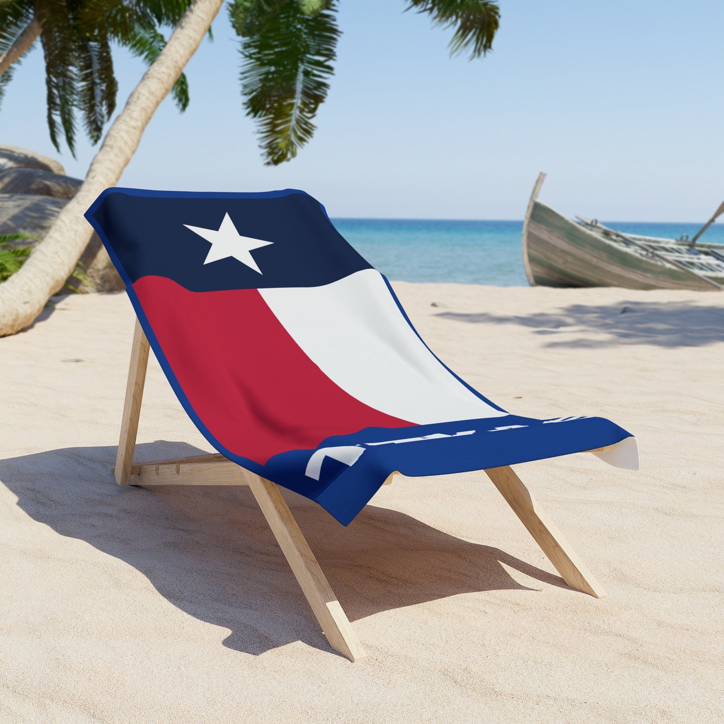 Texas State Flag Beach Towel - Patriotic Beach Towel, Summer Accessories, Texan Gift, Poolside Towel, Beach Lover Gift