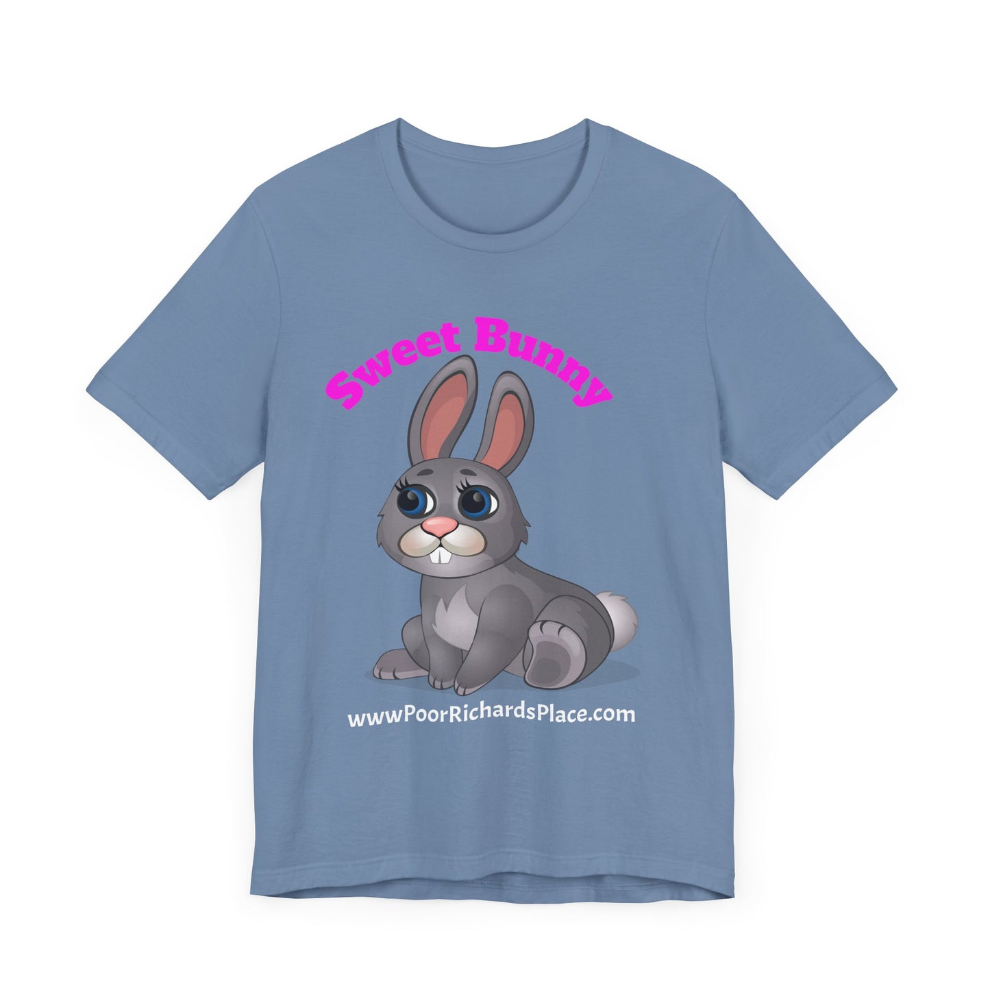 Unisex Jersey Short Sleeve Tee - Sweet Bunny - www.poorrichardsplace.com