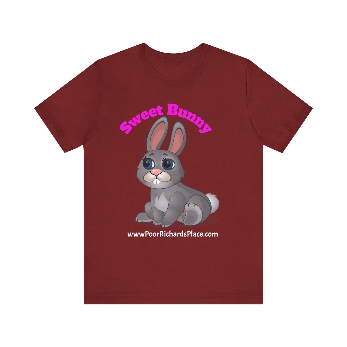 Unisex Jersey Short Sleeve Tee - Sweet Bunny - www.poorrichardsplace.com