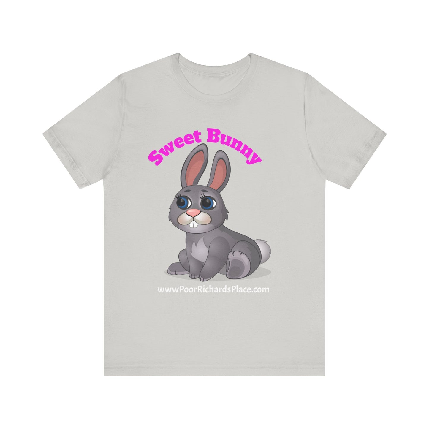 Unisex Jersey Short Sleeve Tee - Sweet Bunny - www.poorrichardsplace.com