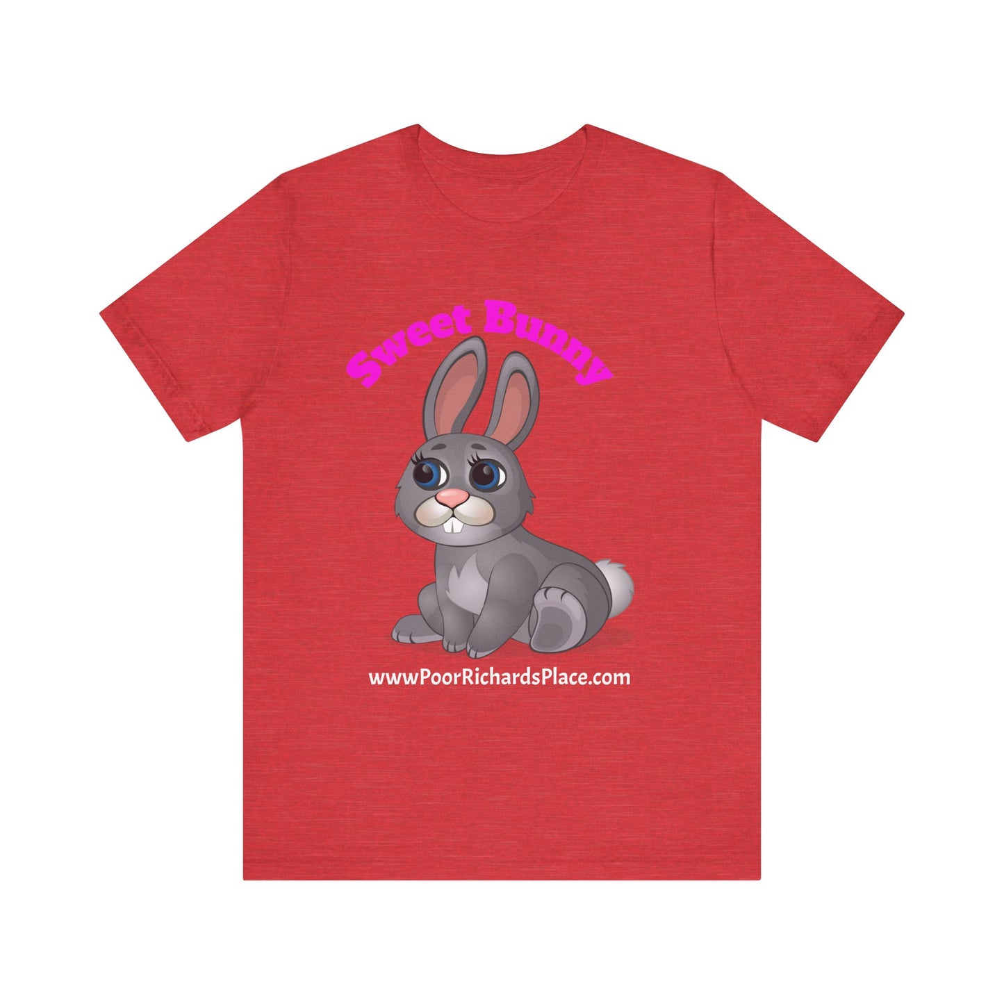 Unisex Jersey Short Sleeve Tee - Sweet Bunny - www.poorrichardsplace.com
