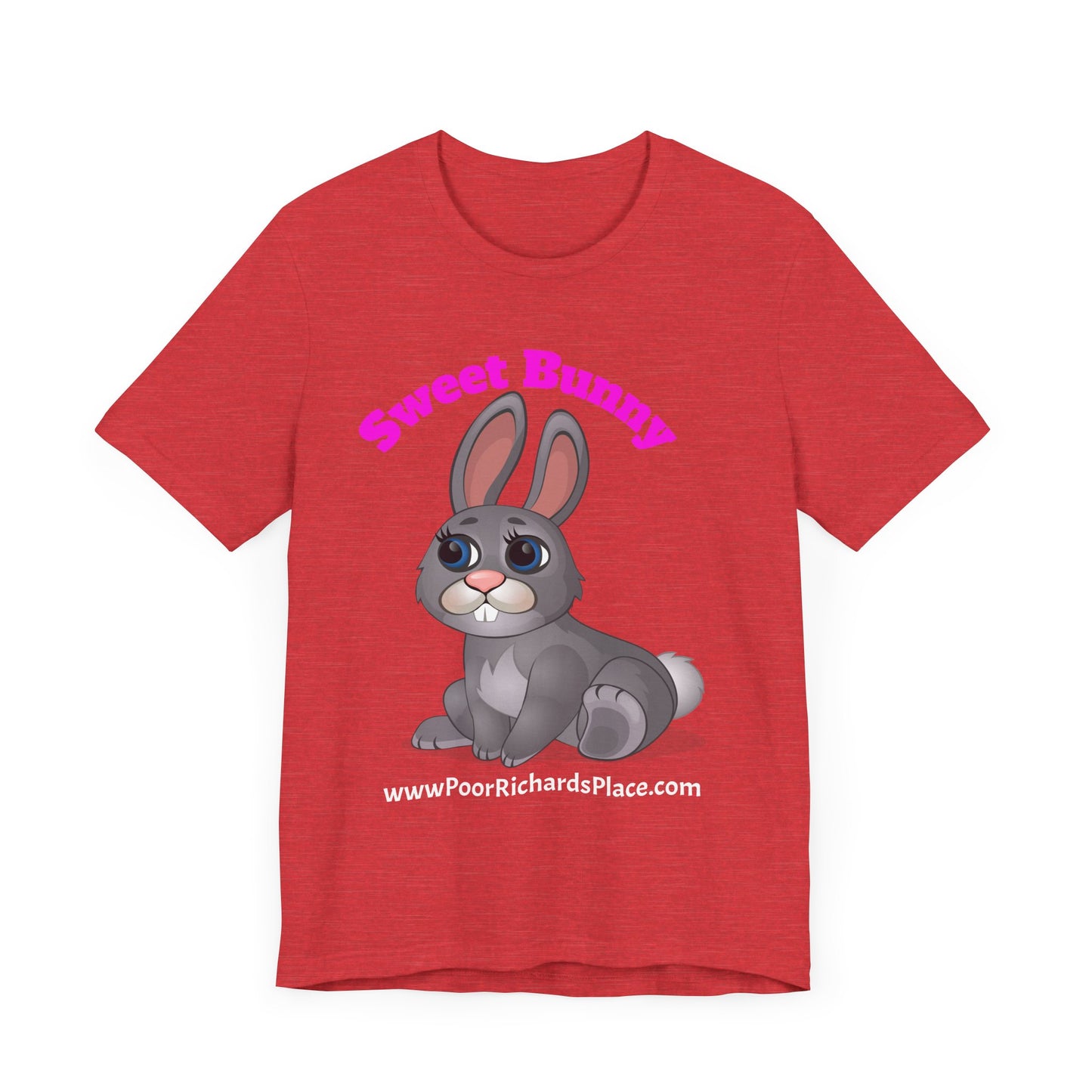 Unisex Jersey Short Sleeve Tee - Sweet Bunny - www.poorrichardsplace.com