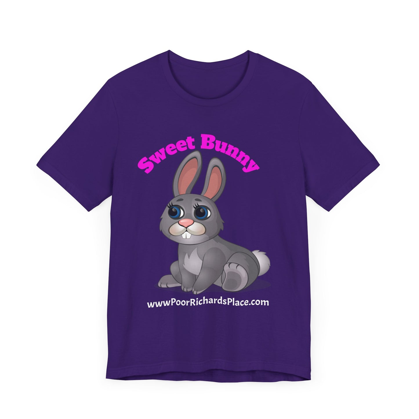 Unisex Jersey Short Sleeve Tee - Sweet Bunny - www.poorrichardsplace.com