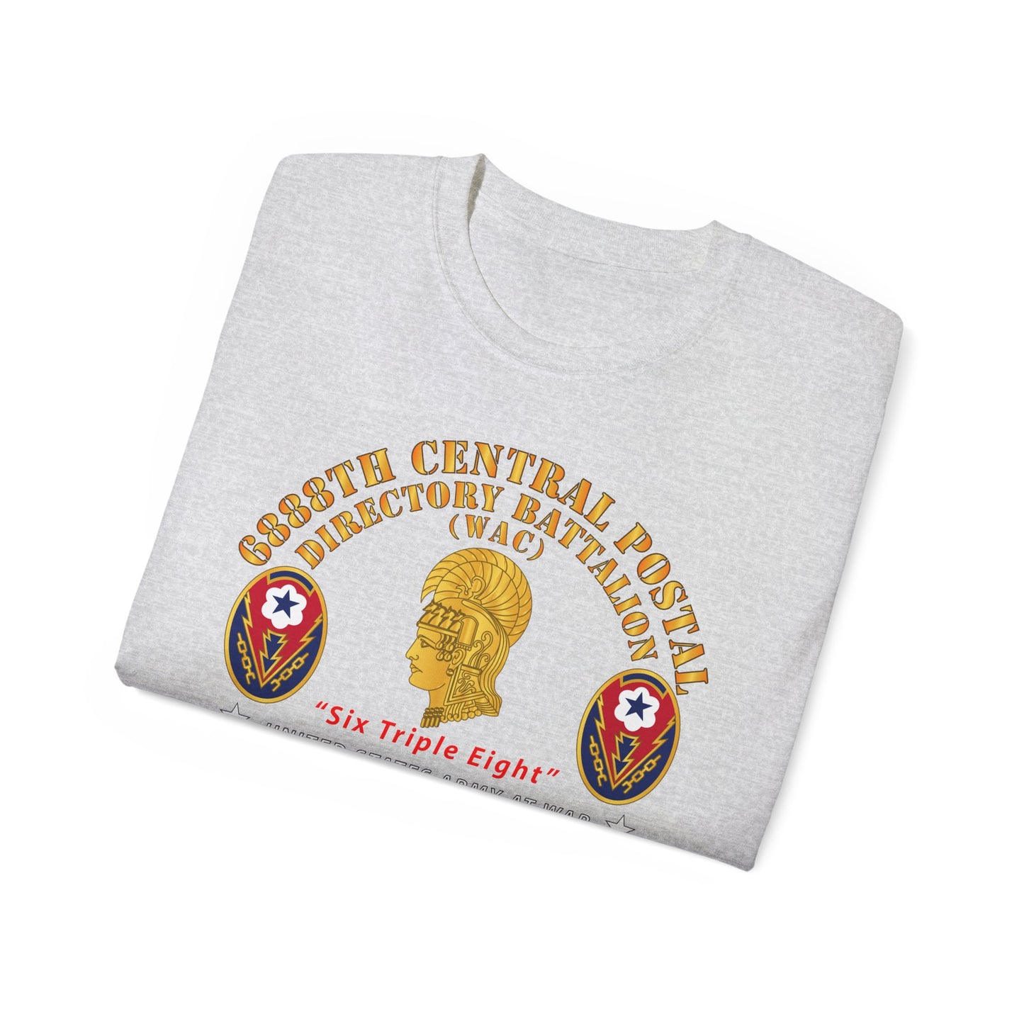 Unisex Ultra Cotton Tee - Army - 6888th Central Postal Directory Battalion - Wwii W Eu Svc