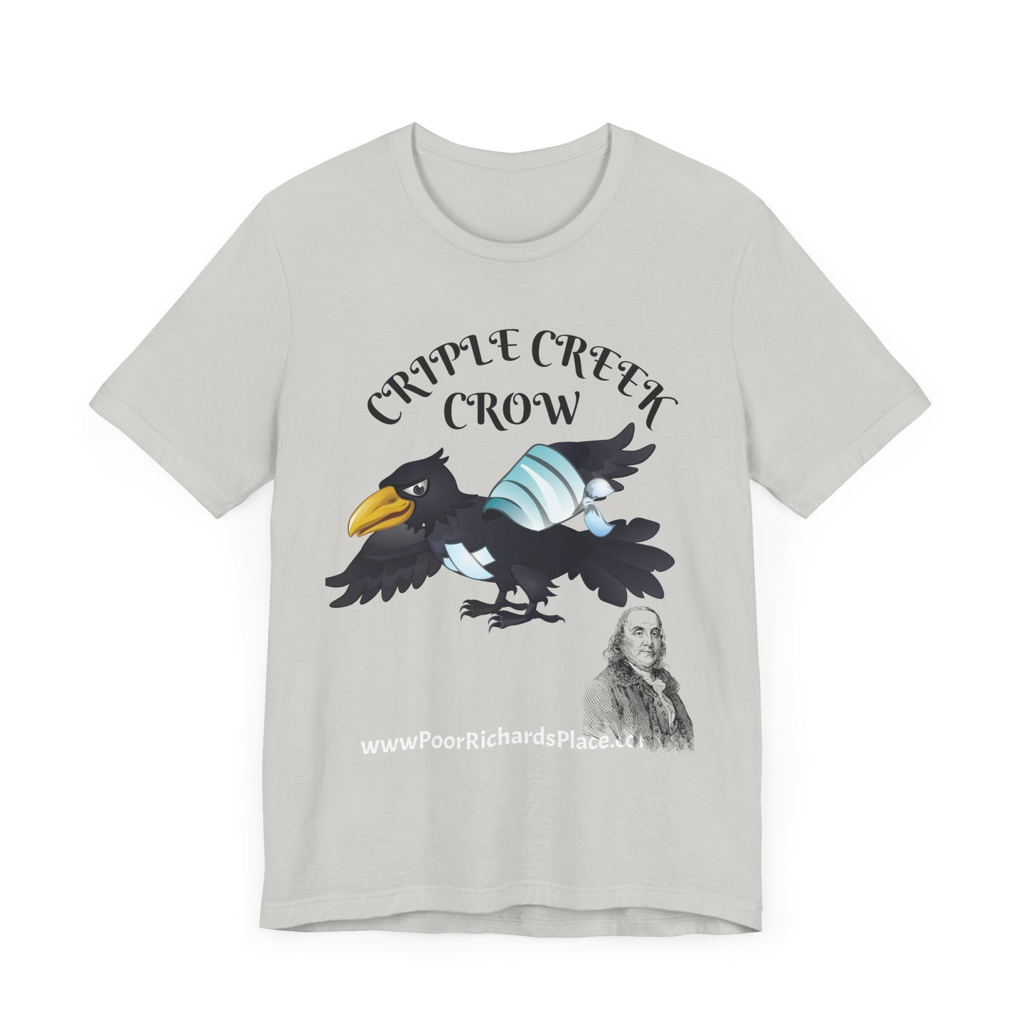 Unisex Jersey Short Sleeve Tee - Criple Creek Crow - www.poorrichardsplace.com