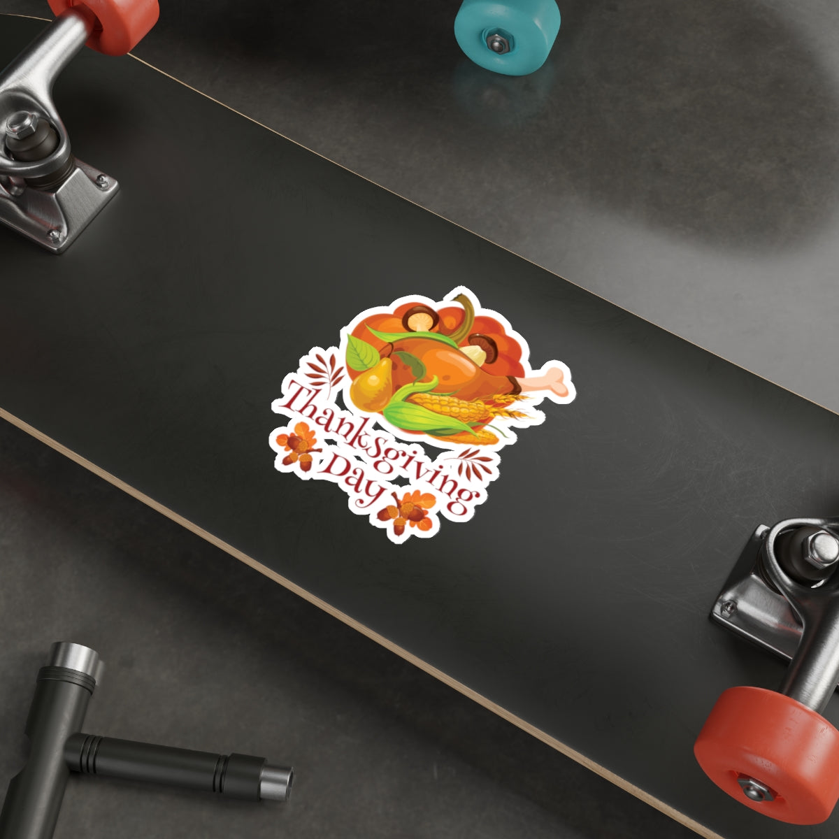 Die-Cut Stickers - Thanksgiving Day - Turkey