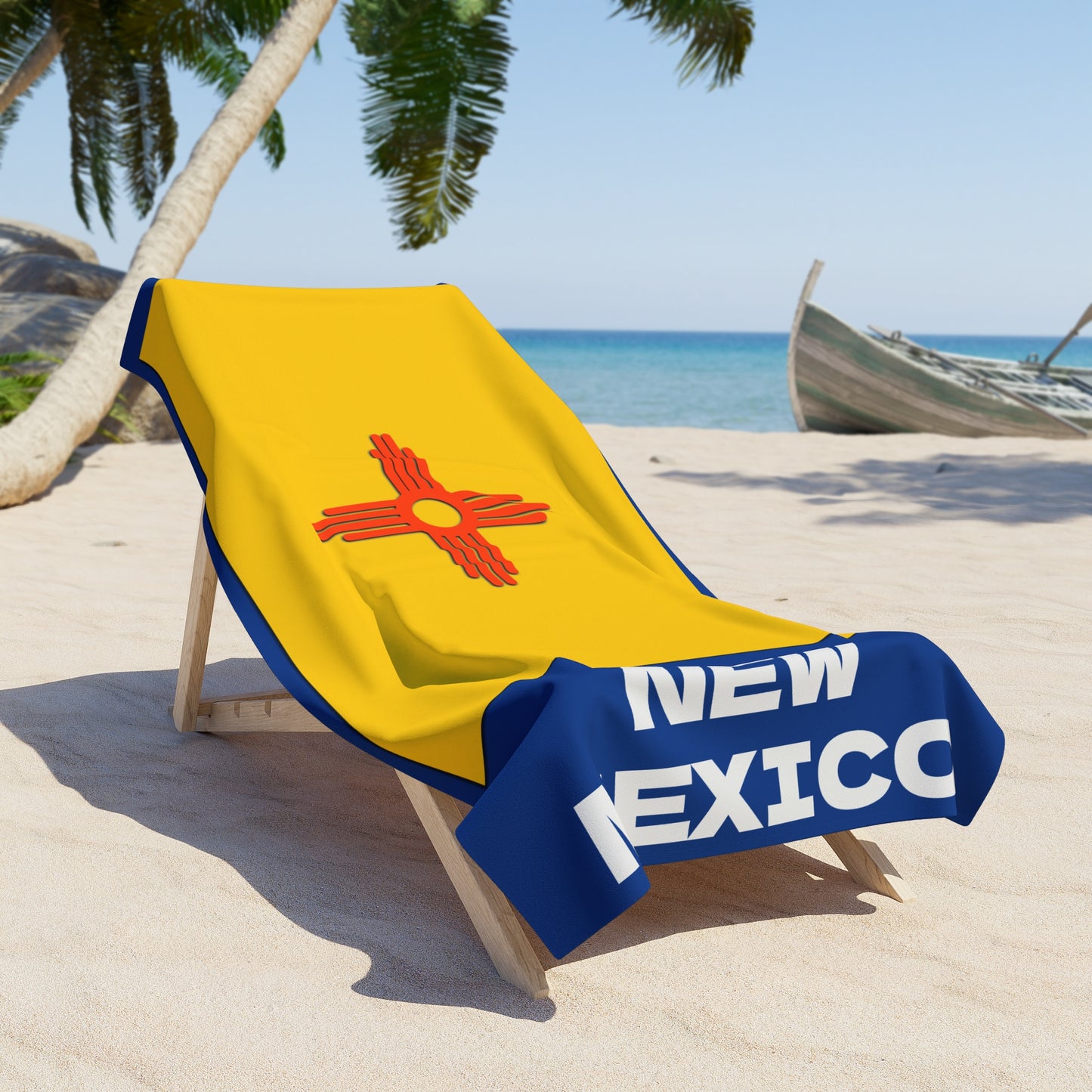New Mexico State Flag Beach Towel