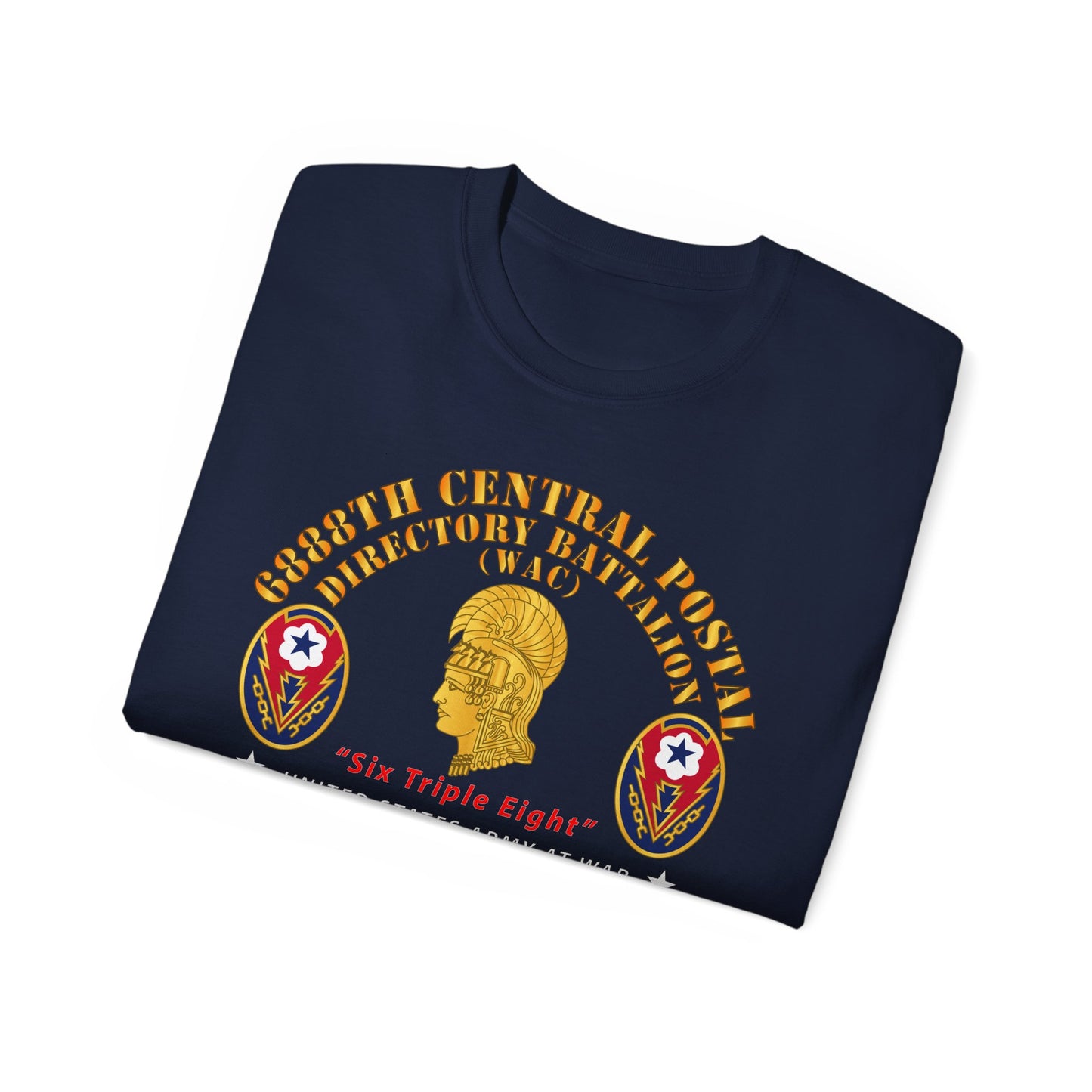 Unisex Ultra Cotton Tee - Army - 6888th Central Postal Directory Battalion - Wwii W Eu Svc