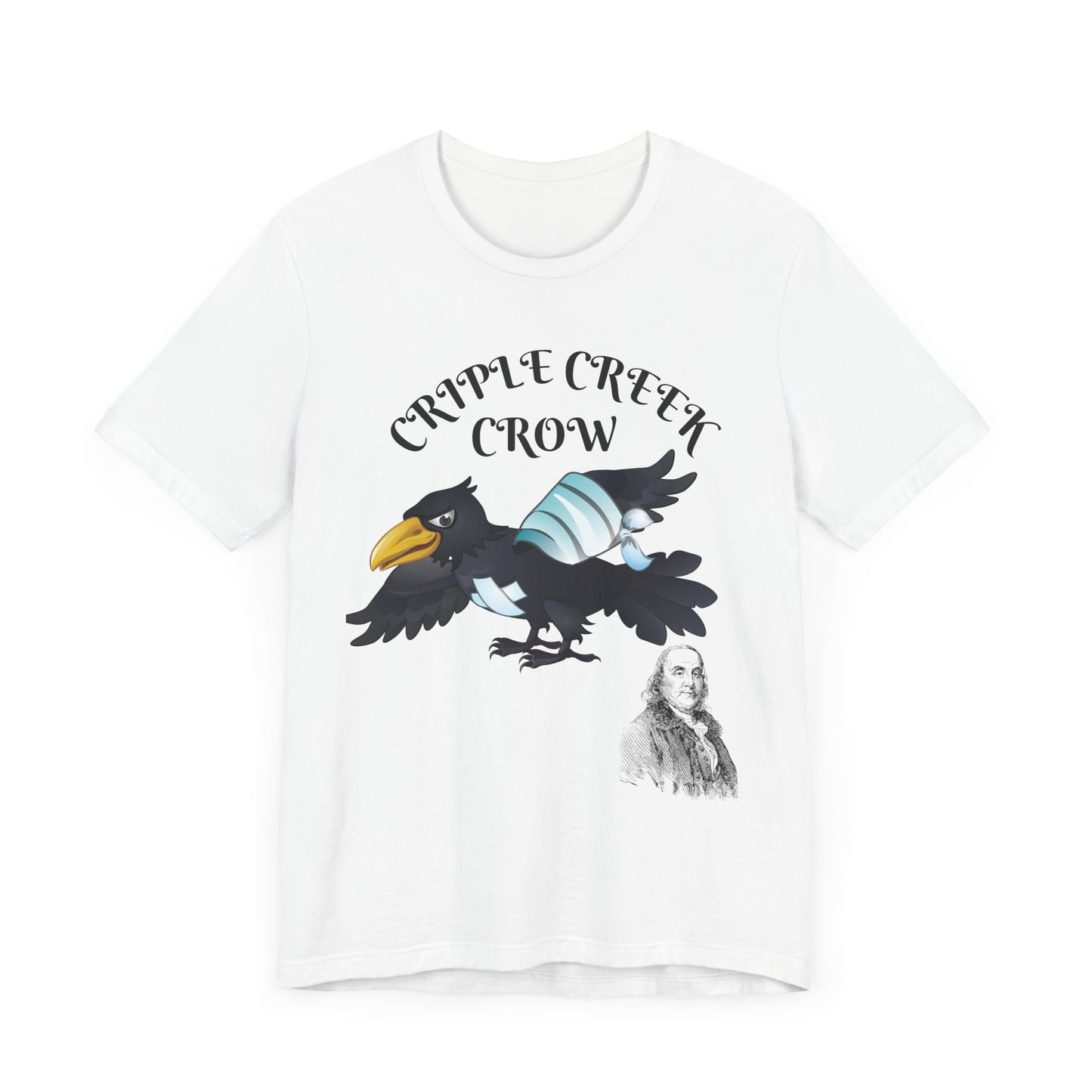 Unisex Jersey Short Sleeve Tee - Criple Creek Crow - www.poorrichardsplace.com