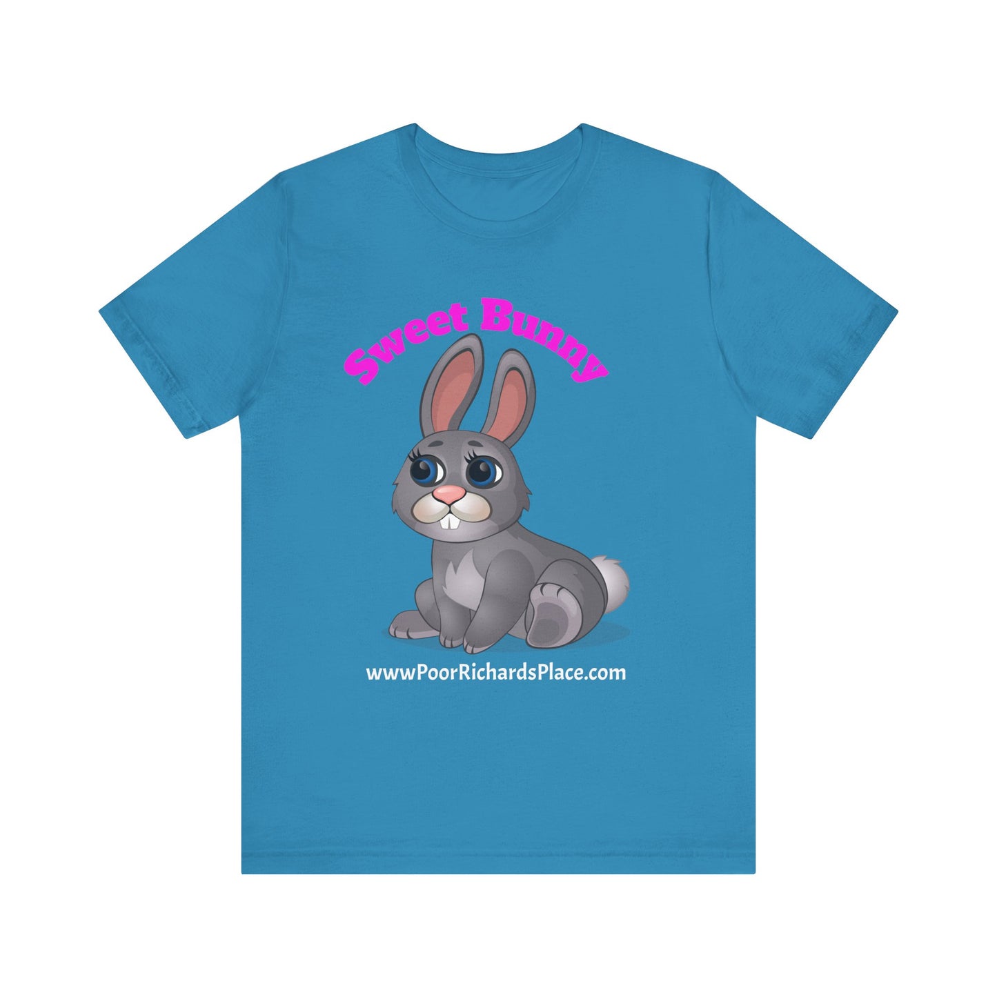 Unisex Jersey Short Sleeve Tee - Sweet Bunny - www.poorrichardsplace.com