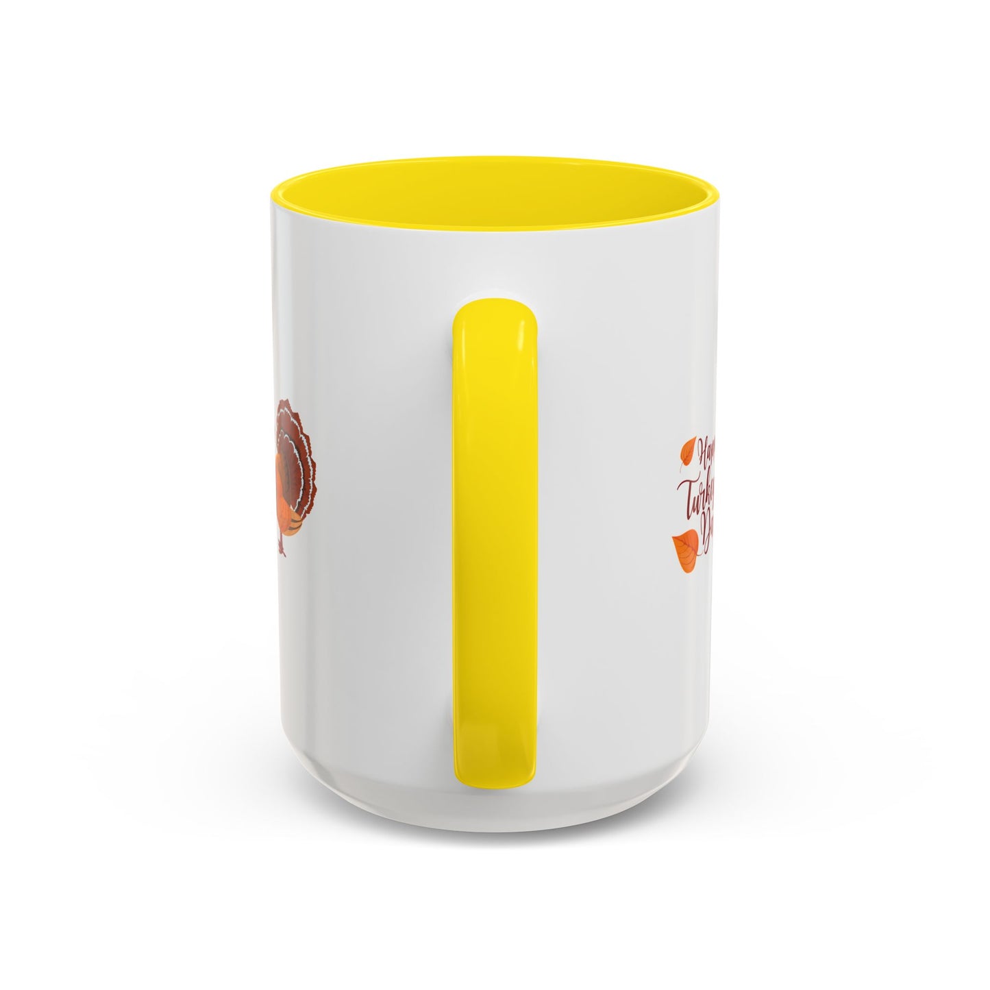 Accent Coffee Mug -Happy Turkey Day - Thanksgiving