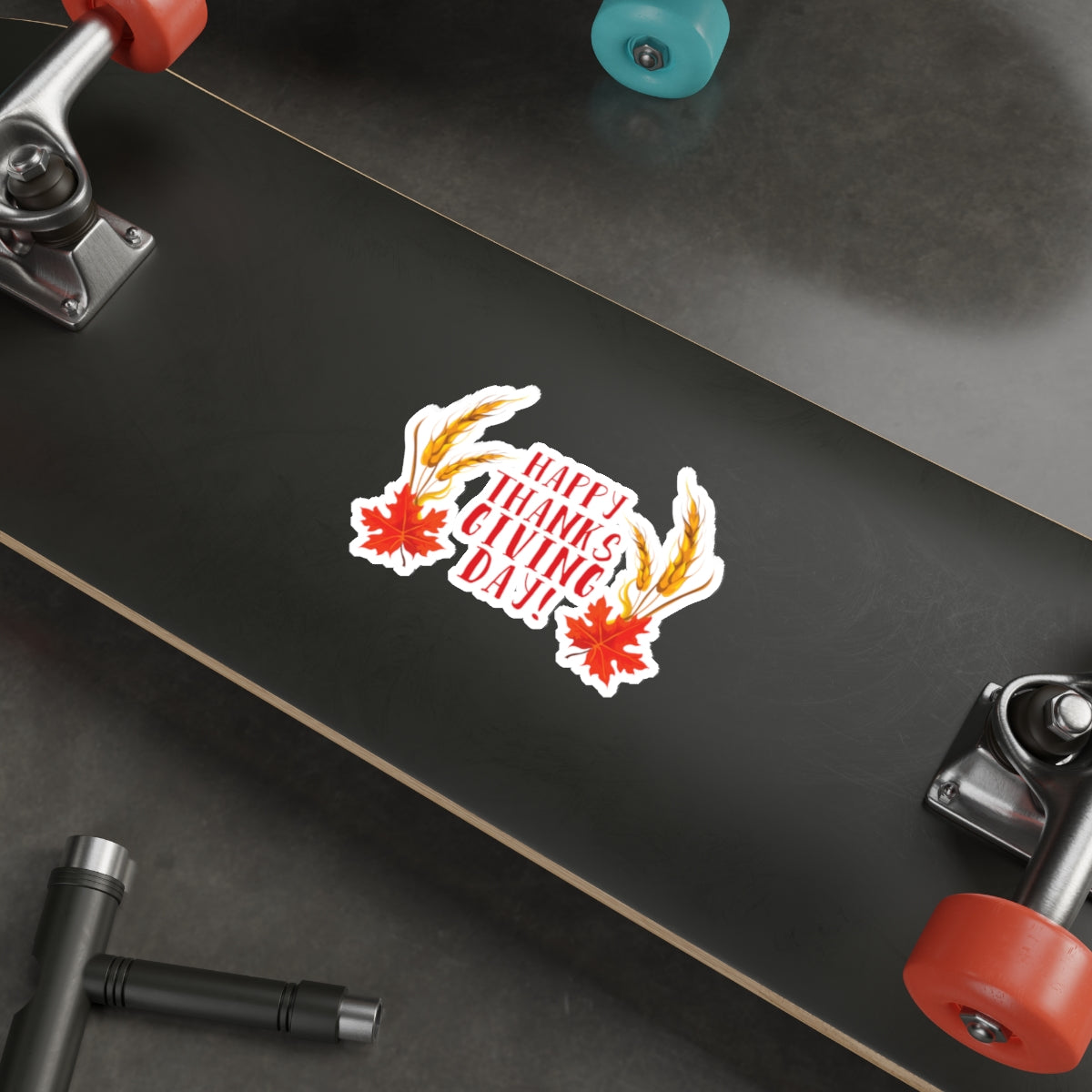 Die-Cut Stickers - Happy Thanksgiving Day