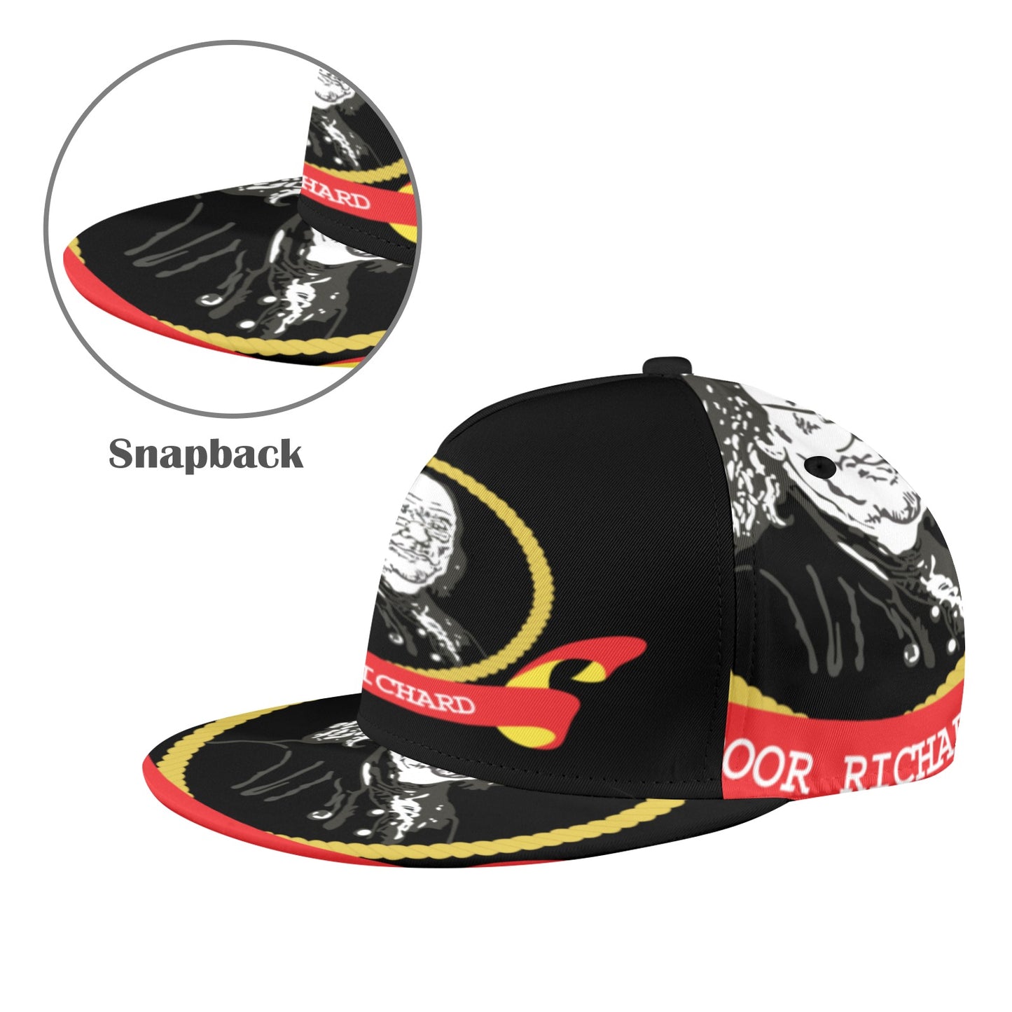 Poor Richard All-Over Snapback Hat