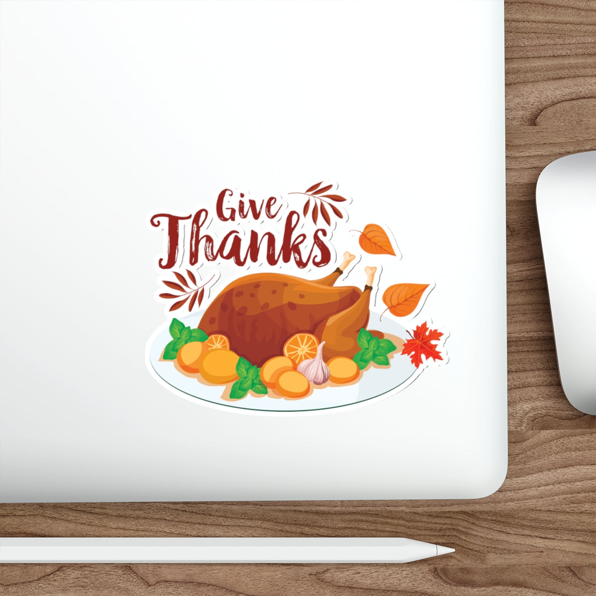 Die-Cut Stickers -Give Thanks