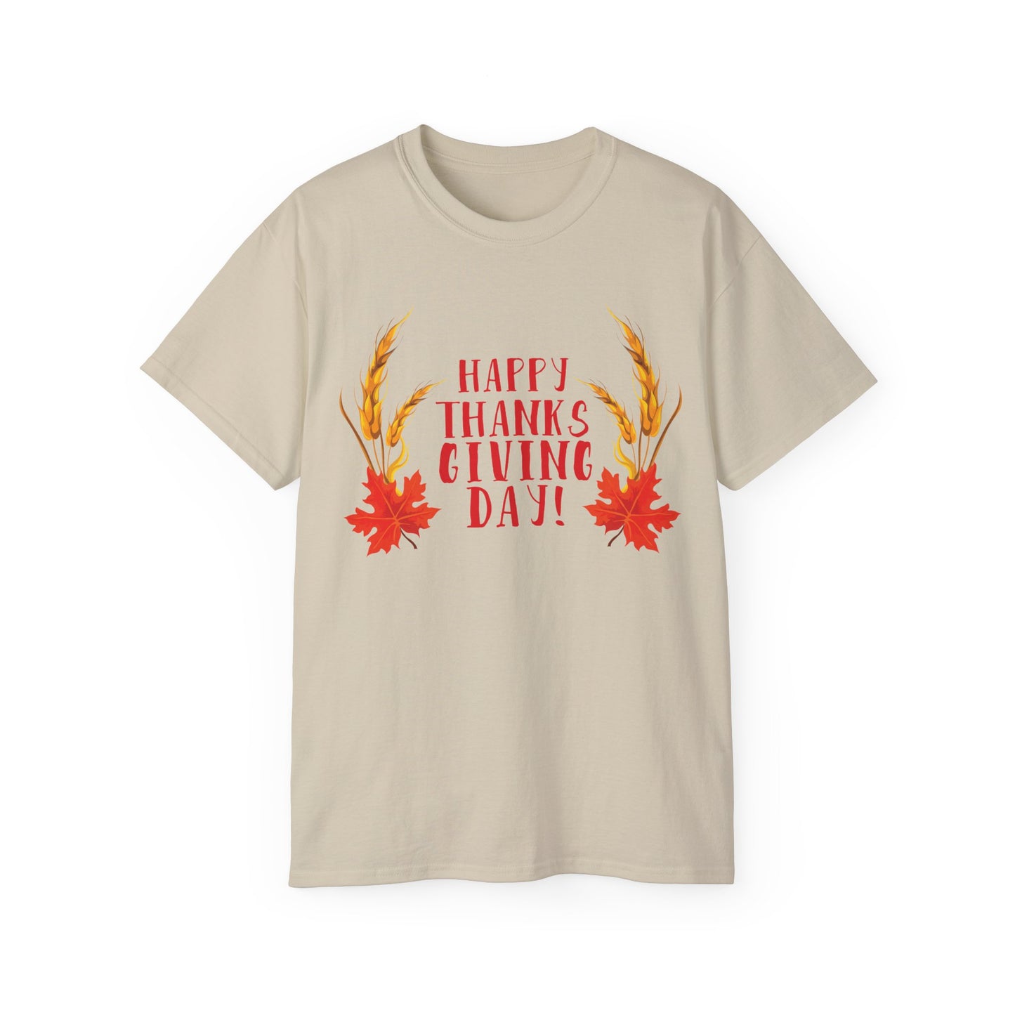 Unisex Ultra Cotton Tee - Happy Thanksgiving Day