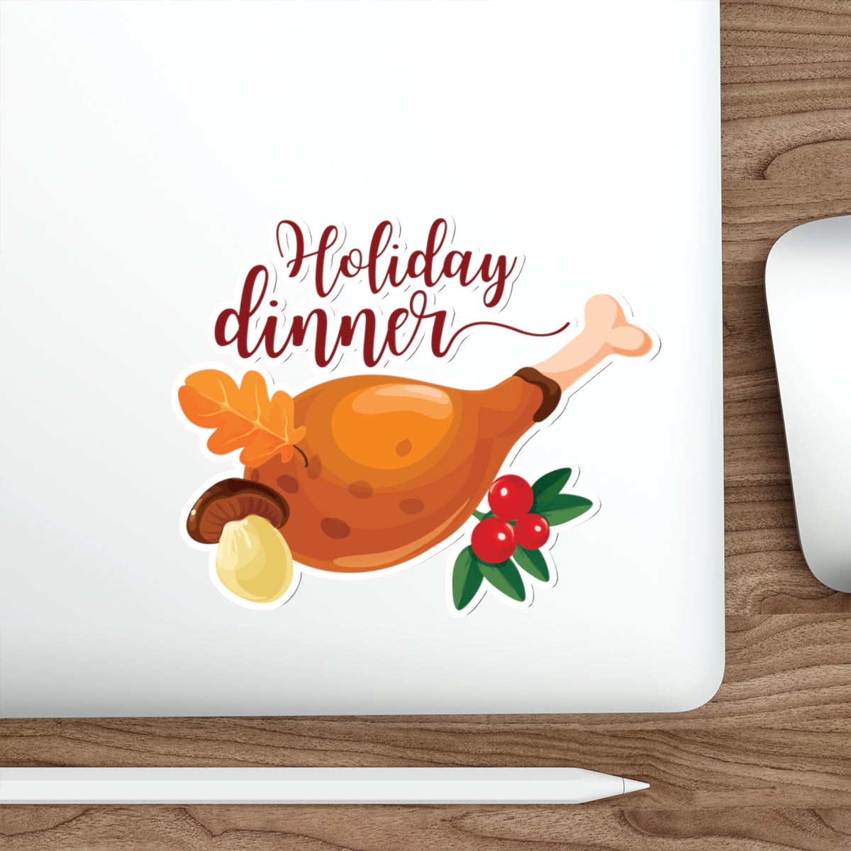 Die-Cut Stickers - Holiday Dinner