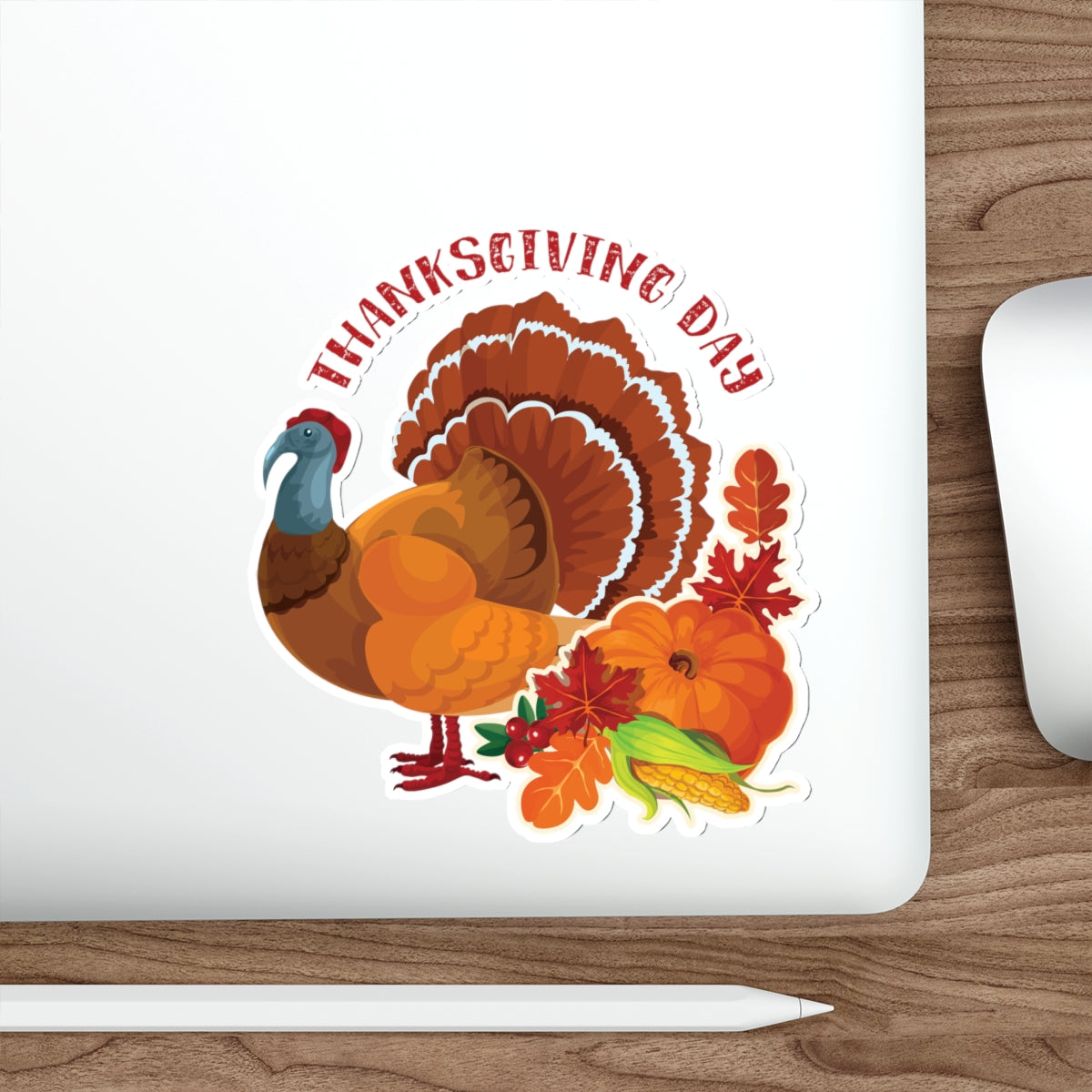 Die-Cut Stickers - Thanksgiving - Happy Turkey Day