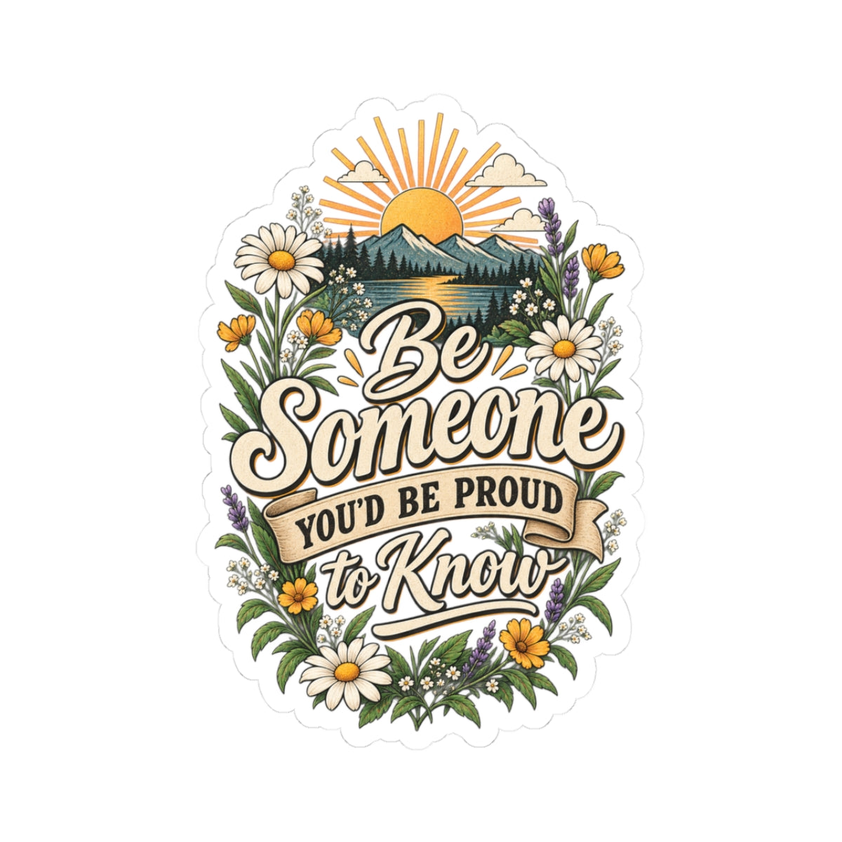 Kiss-Cut Stickers - Be Someone You’d Be Proud to Know