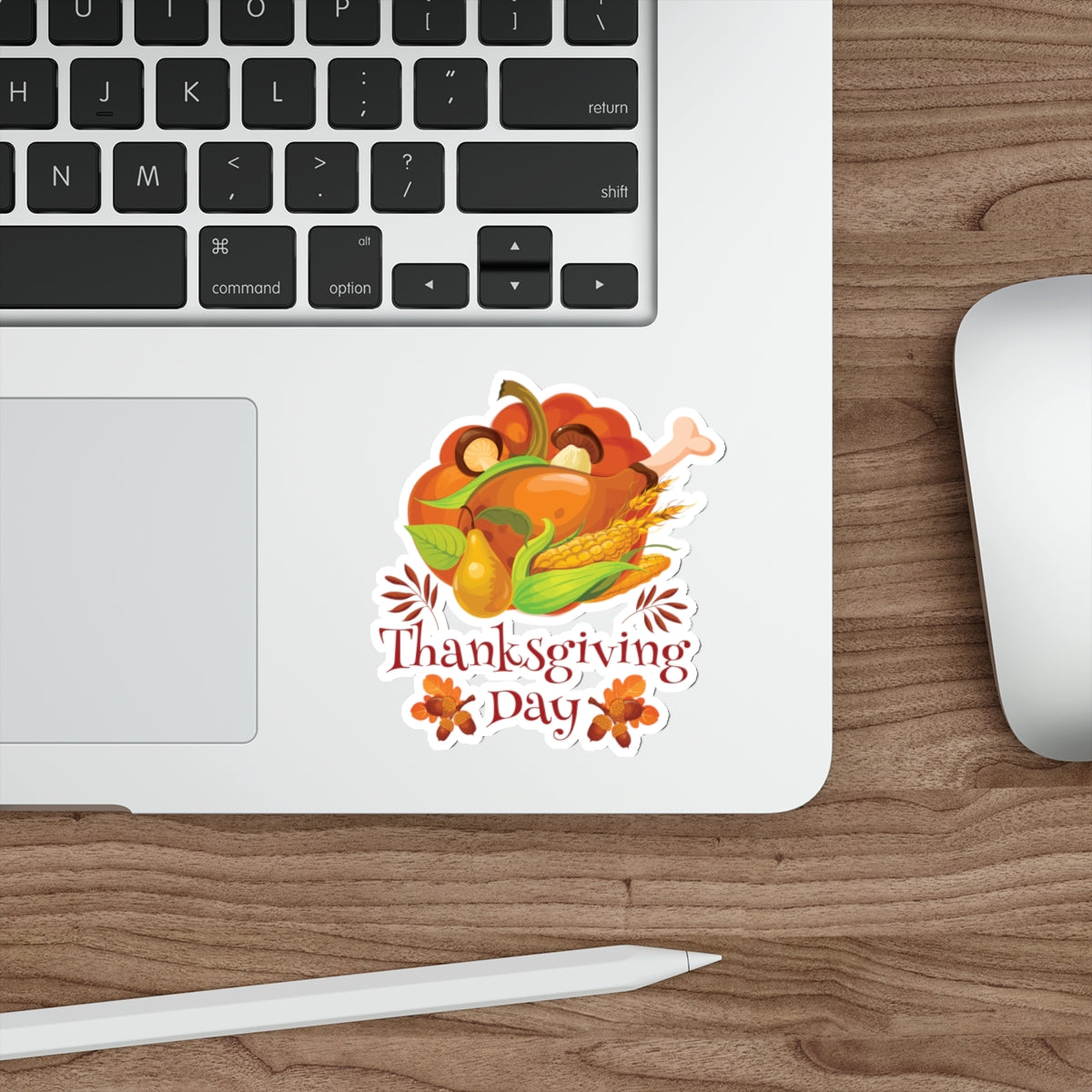 Die-Cut Stickers - Thanksgiving Day - Turkey