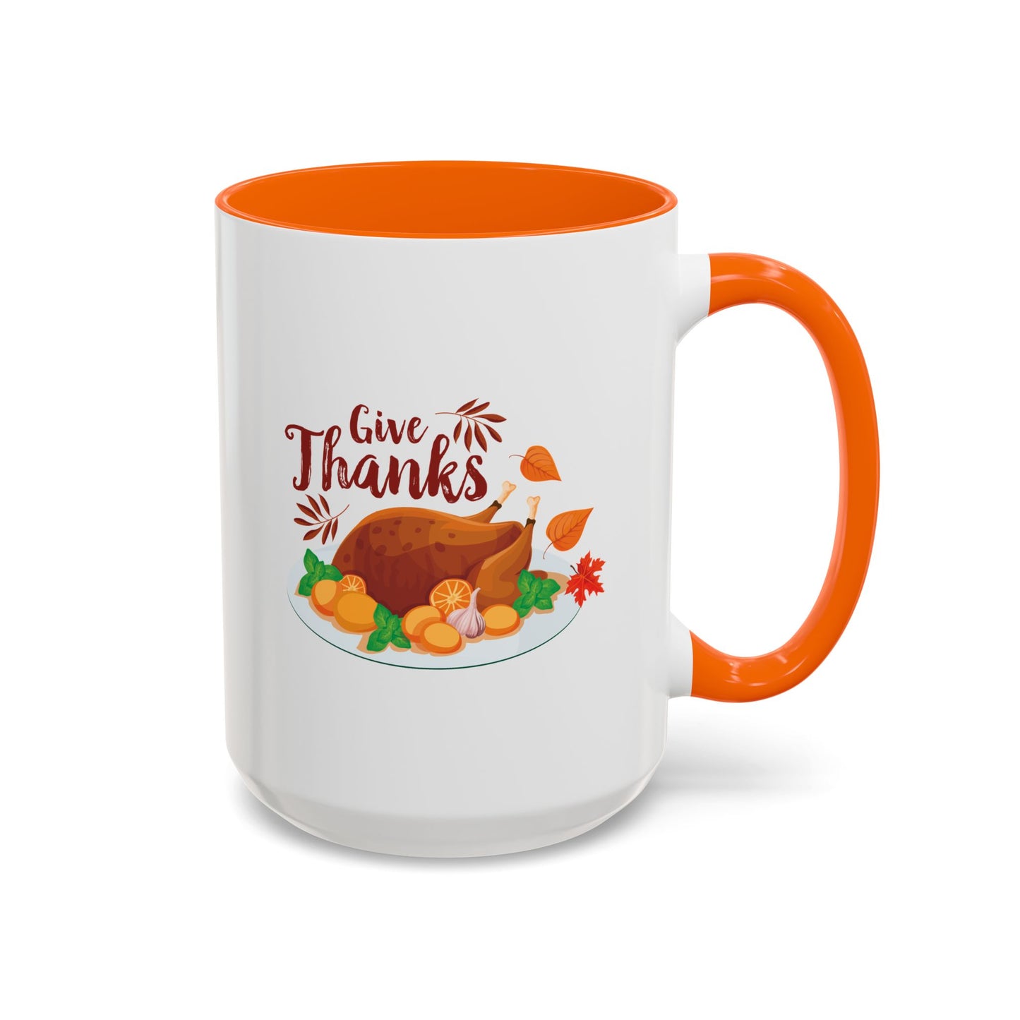 Accent Coffee Mug -Give Thanks