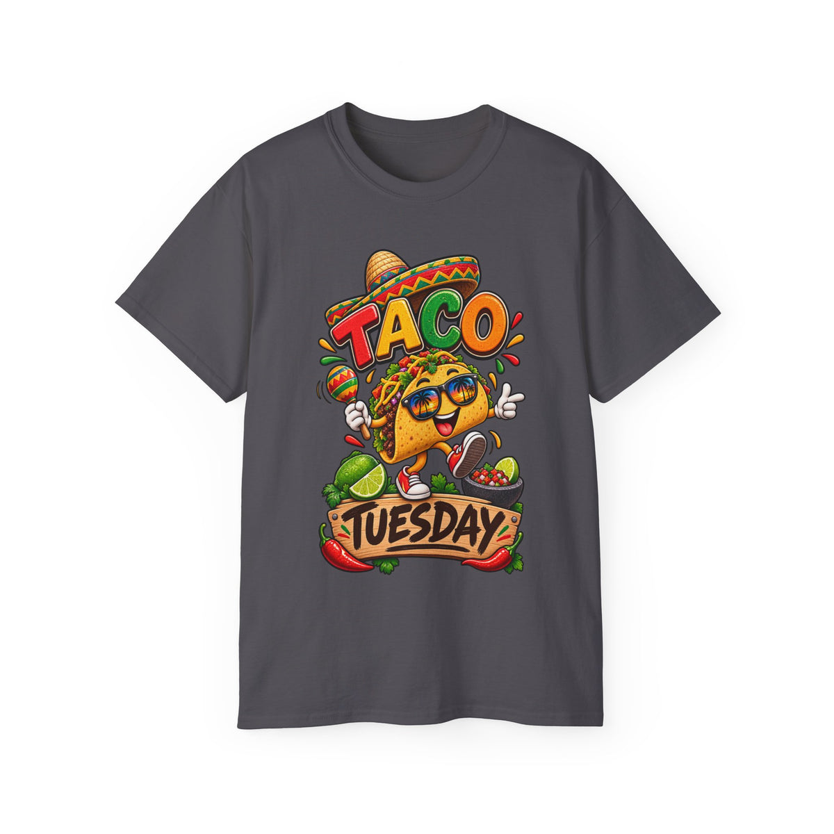 T-Shirt — Festive Taco Tuesday Fiesta