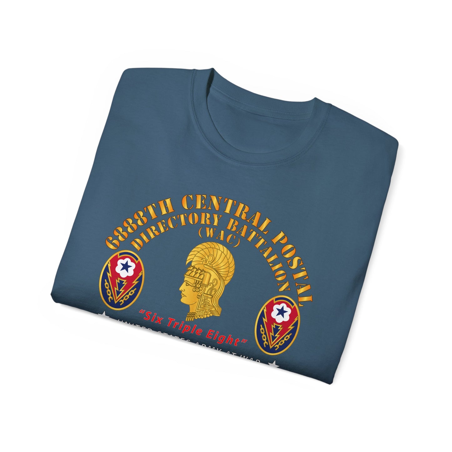 Unisex Ultra Cotton Tee - Army - 6888th Central Postal Directory Battalion - Wwii W Eu Svc