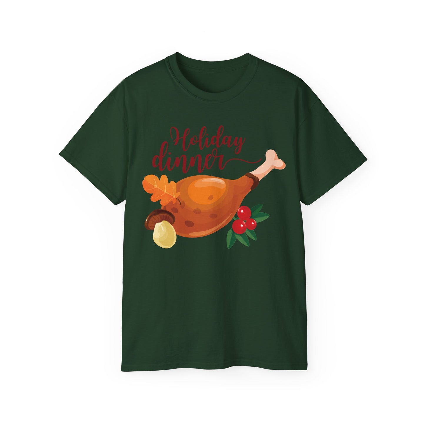 Unisex Ultra Cotton Tee - Holiday Dinner