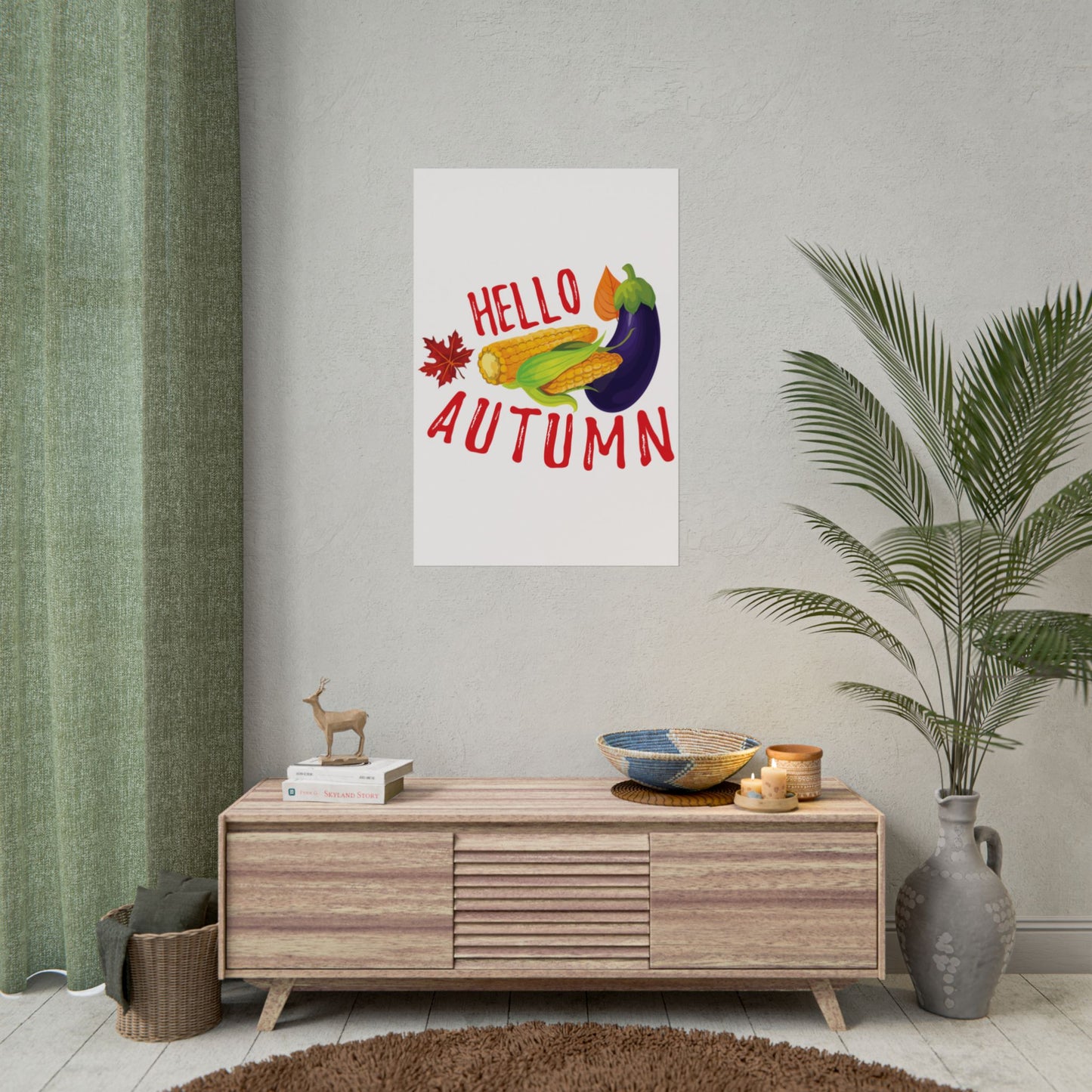 Rolled Poster -Hello Autumn