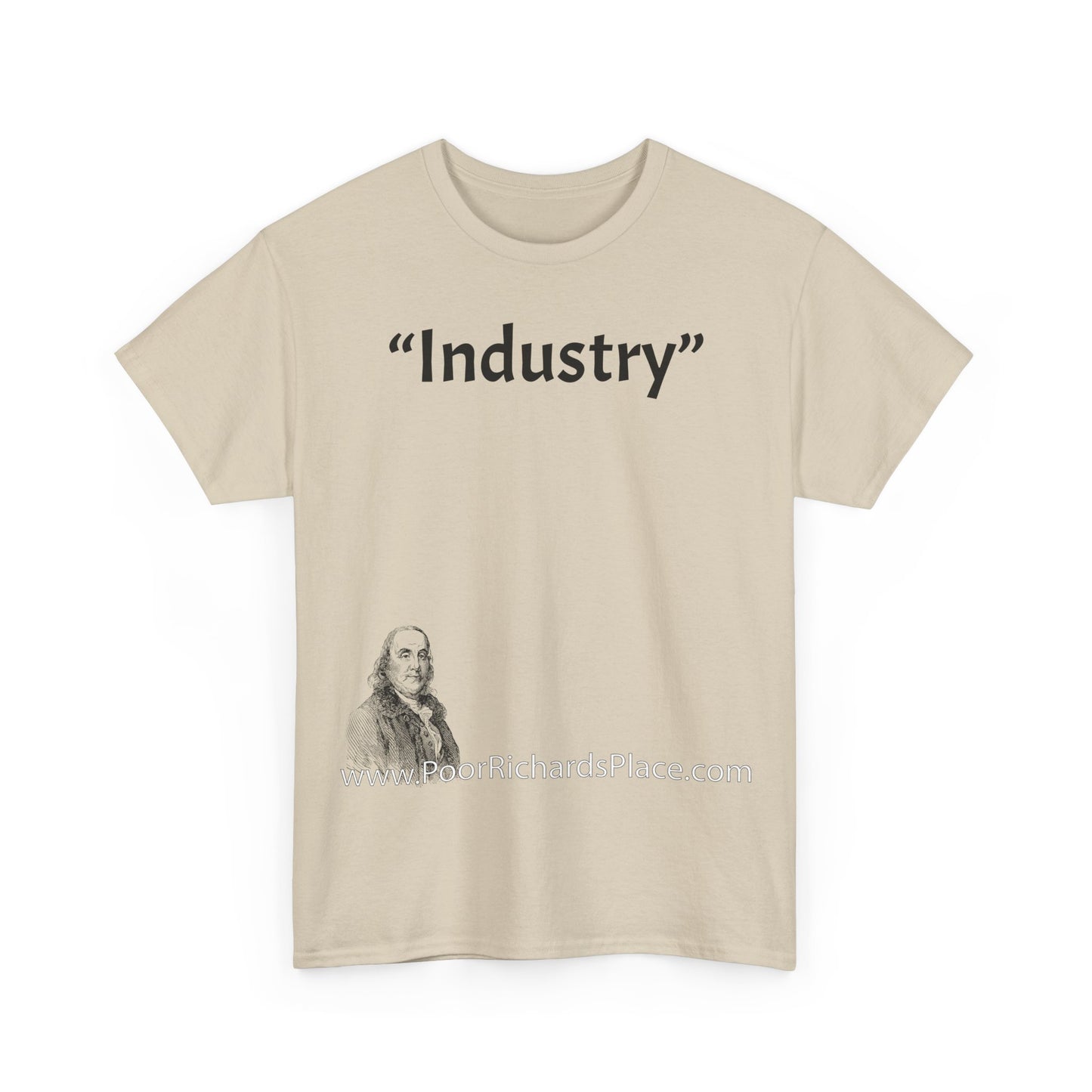 Unisex T-Shirt - Poor Richard Says Industry