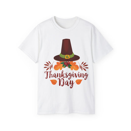 Unisex Ultra Cotton Tee - Thanksgiving Day - Happy Thanksgiving Day