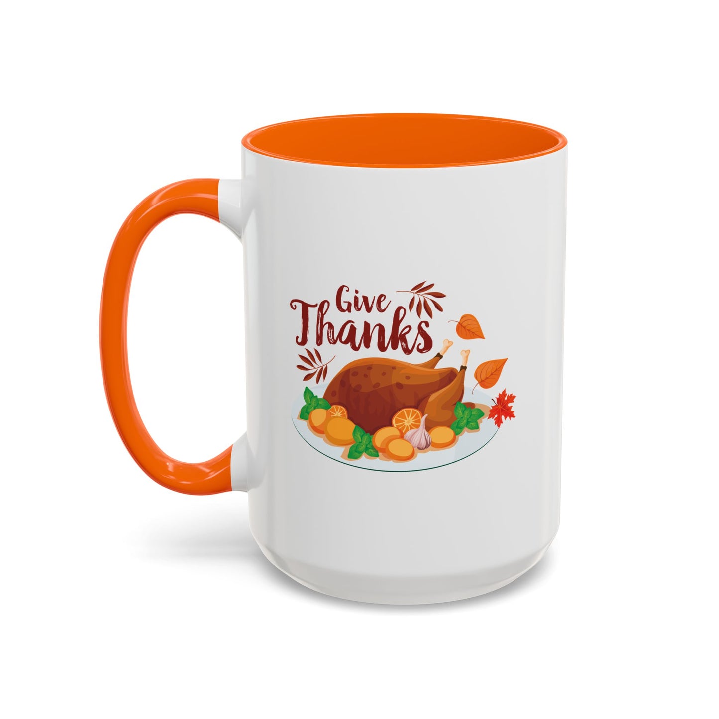 Accent Coffee Mug -Give Thanks