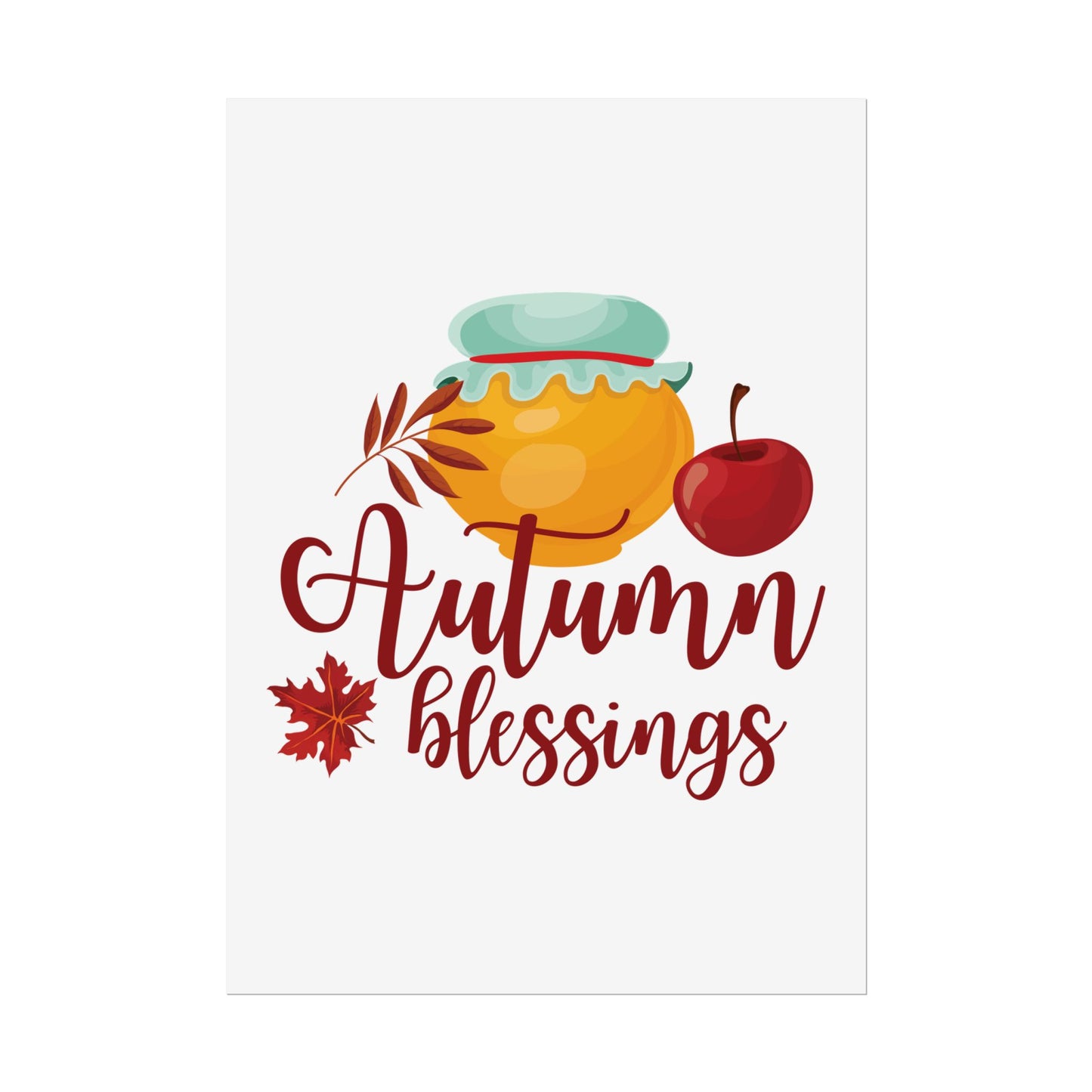 Rolled Poster - Autumn Blessings