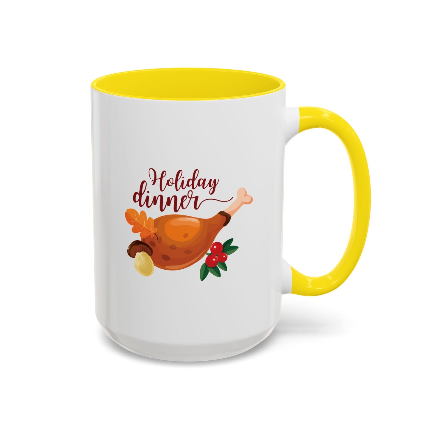 Accent Coffee Mug -Holiday Dinner