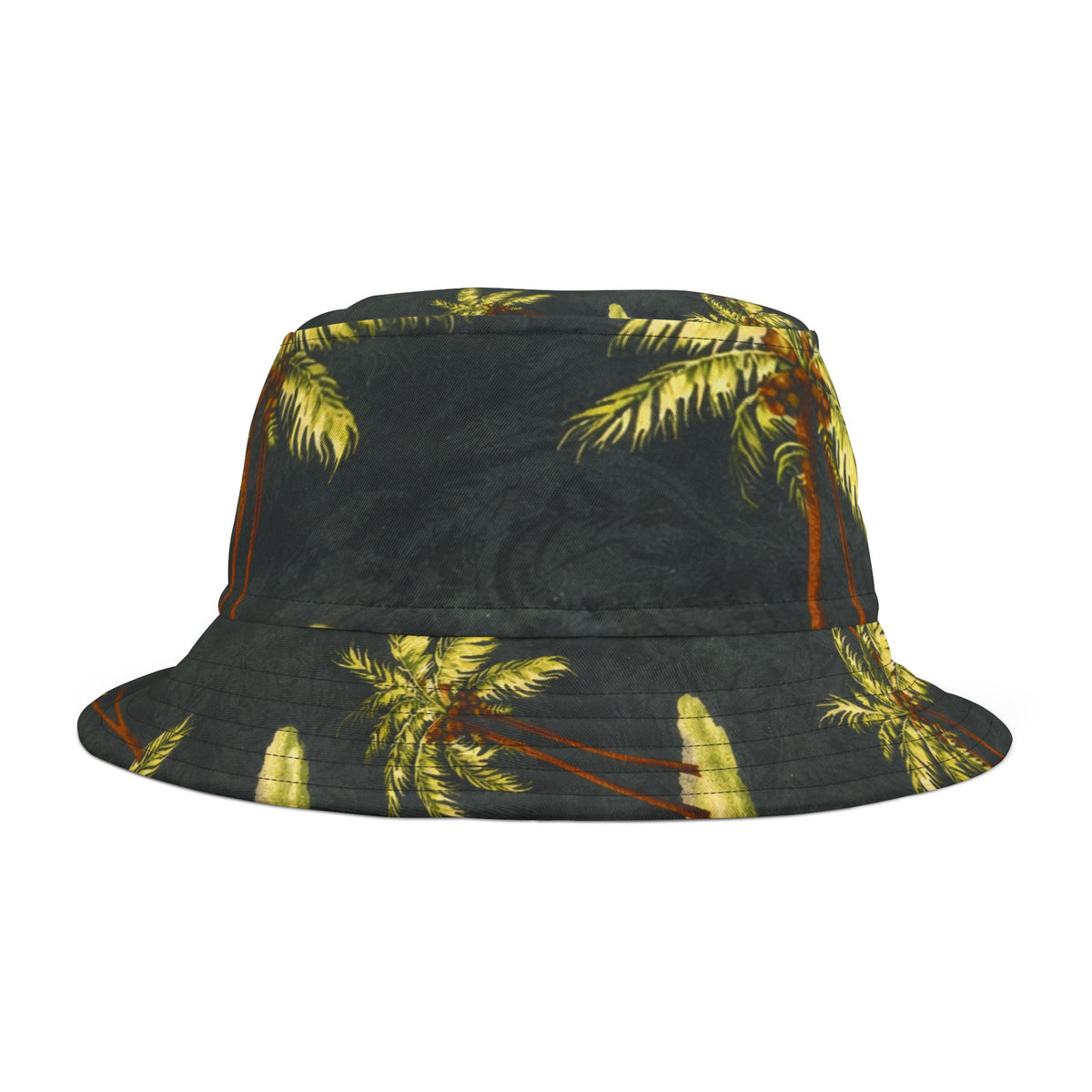 Palm Tree Surf Bucket Hat – Tropical Summer AOP